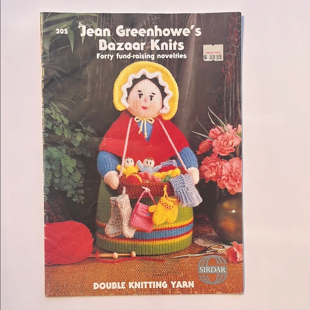 Jean Greenhowe's Bazaar Knits Pattern Book Knitting Vintage 1990 Toys